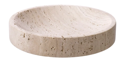 Decoratie Eichholtz Bowl Moca Travertine