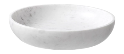 Schaal Eichholtz Bowl Revolt White Marble