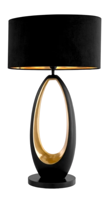 Tafellamp Eichholtz Volo Gunmetal Finish Incl Shade