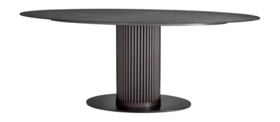 Tuintafel Eichholtz Outdoor Volterra Oval Marble Look Top
