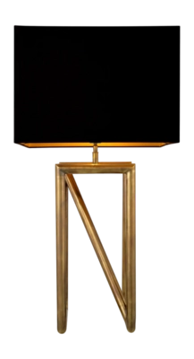 Tafellamp Eichholtz Michelino Vintage Brass Finish Incl Shade