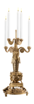 Kaarshouder Eichholtz Decaix Vintage Brass Finish