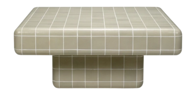 Bijzettafel Buiten Eichholtz Outdoor Mateo Light Grey