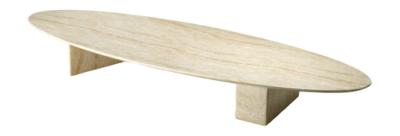 Bijzettafel Buiten Eichholtz Outdoor Aurore Faux Travertine