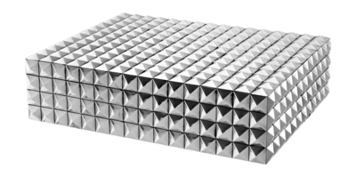 Opbergbox Eichholtz Box Viviënne L Nickel Finish