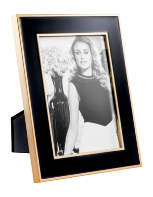 Fotolijst Eichholtz Lantana M Black Rose Gold 16,5 x 11,4 cm (Set van 6)