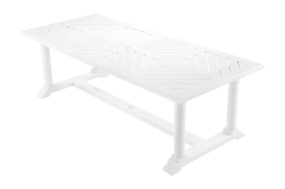 Tuintafel Eichholtz Outdoor Bell Rive Rectangular White
