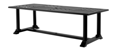 Tuintafel Eichholtz Outdoor Bell Rive Rectangular Black