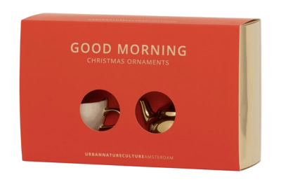 Kerstdecoratie Urban Nature Culture Good Morning Christmas Set Pink Gold