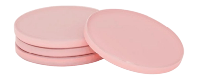 Onderzetter Urban Nature Culture Glass Coaster Pink (Set van 4)