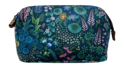 Toilettas Pip Studio Cooper Cosmetic Purse Medium Querida Velvet Dark Blue