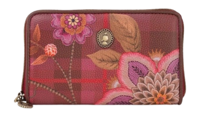 Portmonnaie Pip Studio Willow Wallet Flores Felices Red