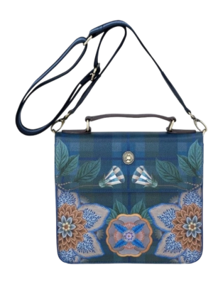 Schoudertas Pip Studio Frances Cross Body Bag Flores Felices Dark Blue