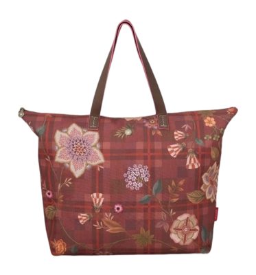 Draagtas Pip Studio Tilda Tote Bag Flores Felices Red