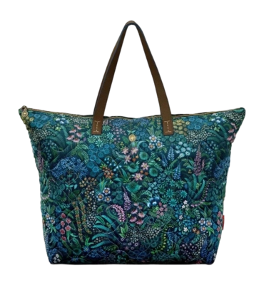 Draagtas Pip Studio Tilda Tote Bag Querida Quilted Velvet Dark Blue
