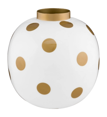 Vaas Pip Studio Metal Dots White-Gold 23 cm