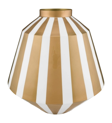 Vaas Pip Studio Metal Stripes White-Gold 35 cm