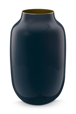 Vaas Pip Studio Metal Oval Mid Blue 30 cm