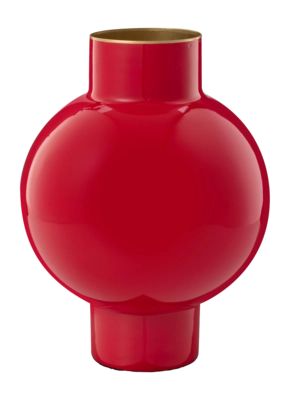 Vase Pip Studio Metal Small Red 18 x 24 cm