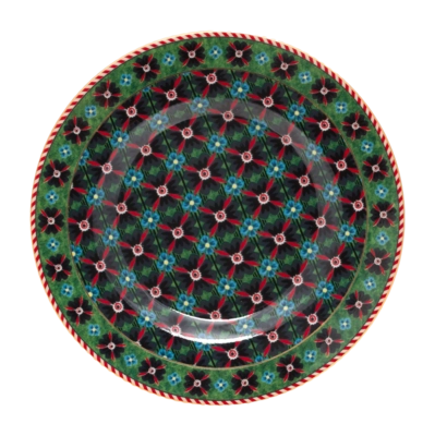 Petit Four Plate Pip Studio Clover Green 12 cm (Set of 6)