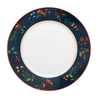 Frühstücksteller Pip Studio Berry Blues Blue 21 cm (Set von 6 Stück)