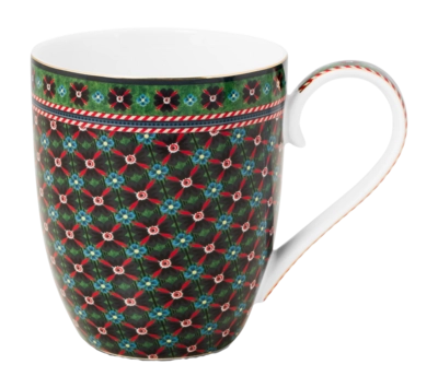 Mug Pip Studio Clover Green 450 ml (Set of 6)