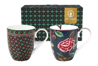 Mok Pip Studio Berry Blues 450 ml (Set van 2)