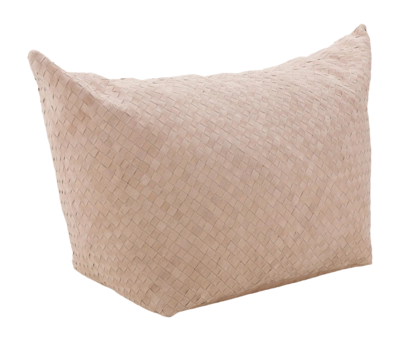 Zitzak vtwonen Bean Bag Woven Dark Beige 92x38x54cm