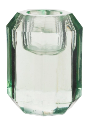 Kandelaar vtwonen Cilinder Shape Glass Ice Blue 7x5,5cm