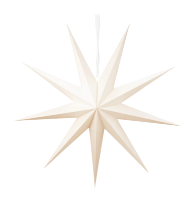 Kerstdecoratie vtwonen Christmas Star Paper Pearl 110cm