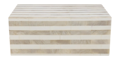 Opbergbox vtwonen Rectangular Pearl Stripes 25x15x10cm