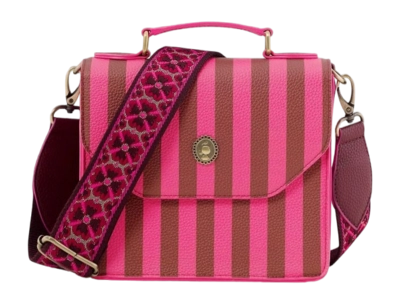 Sac à Bandoulière Pip Studio Frances Cross Body Bag Small Stripe Pink