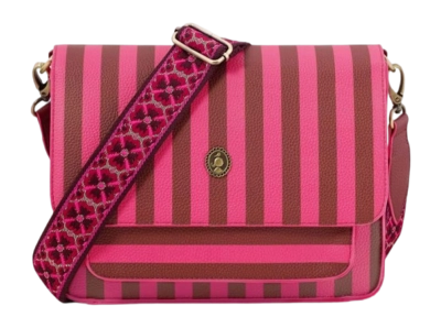 Shoulder Bag Pip Studio Fenna Cross Body Bag Medium Stripe Pink