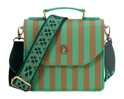 Sac à Bandoulière Pip Studio Frances Cross Body Bag Small Stripe Green