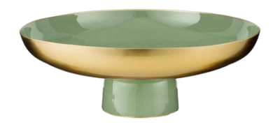 Serving Dish Pip Studio Metal Mid Green 35 x 12.5 cm