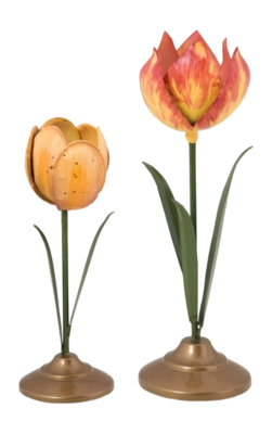 Kandelaar Pip Studio Tulip Yellow  (Set van 2)