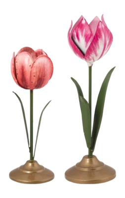Kandelaar Pip Studio Tulip Pink  (Set van 2)