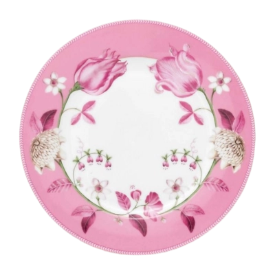 Ontbijtbord Pip Studio Jolie Tulip Pink 23cm (Set van 6)