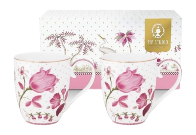Mok Pip Studio Jolie Tulip Pink 450ml (Set van 2)