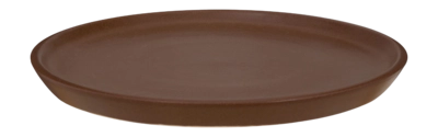 Dinerbord vtwonen Ceramic Brown 23 cm (Set van 2)