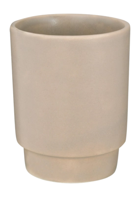 Mug vtwonen Without Ear Ceramic Flax 250 ml (Set of 4) 25