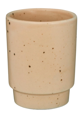 Mok vtwonen Without Ear Ceramic Yellow-Pink 250 ml (Set van 4)