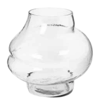 Vase vtwonen Glass Clear Bubble 27 x 25 cm