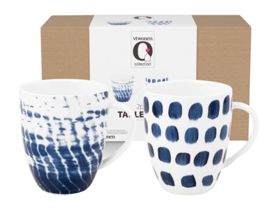 Mug vtwonen With Ear 250 ml (Set of 2)