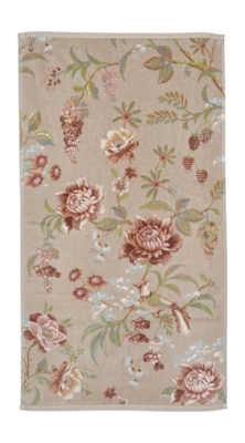 Douchelaken Pip Studio Secret Garden Khaki (55 x 100 cm)