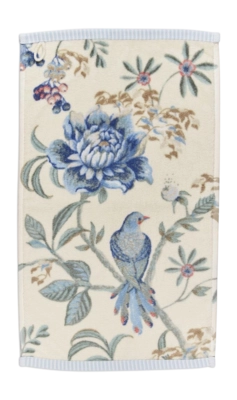 Gästehandtuch Pip Studio Secret Garden White Blue (30 x 50 cm)