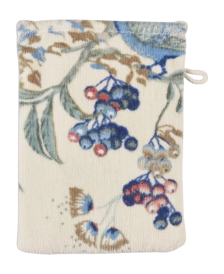 Waschlappen Pip Studio Secret Garden White Blue (16 x 22 cm)