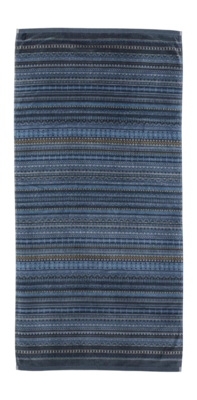 Bath Towel Pip Studio Geometric Print Dark Blue (70 x 140 cm)