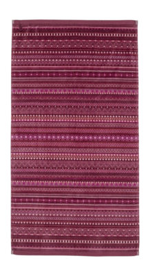 Duschtuch Pip Studio Geometric Print Dark Pink (55 x 100 cm)