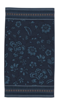 Bath Sheet Pip Studio Jasmin Jacquard Dark Blue (55 x 100 cm)